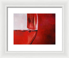 Load image into Gallery viewer, A Glass of Wine - Framed Print