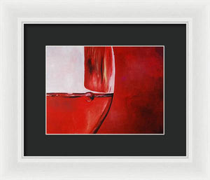 A Glass of Wine - Framed Print