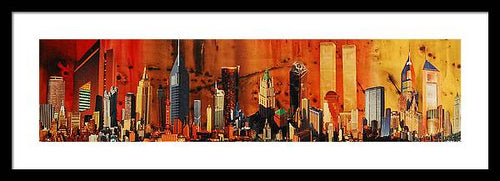 City Life - Framed Print