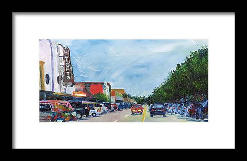 19th St Houston Heights TX - Framed Print