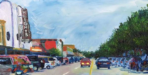 19th St Houston Heights TX - Art Print