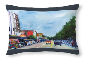 19th St Houston Heights TX - Throw Pillow