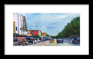 19th St Houston Heights TX - Framed Print