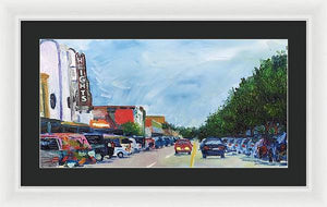 19th St Houston Heights TX - Framed Print