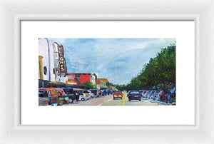 19th St Houston Heights TX - Framed Print