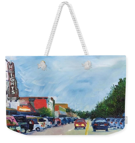 19th St Houston Heights TX - Weekender Tote Bag