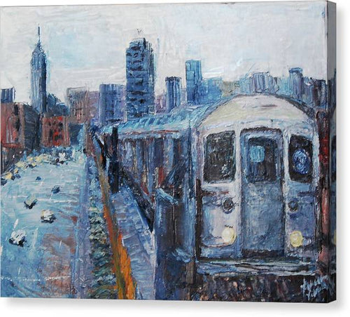 2 Train - Canvas Print