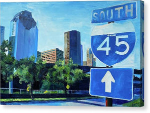 45 S Allen Parkway - Canvas Print