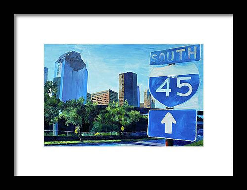 45 S Allen Parkway - Framed Print