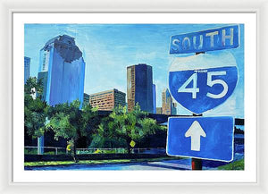45 S Allen Parkway - Framed Print