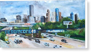 45 South, Houston, Texas - Canvas Print