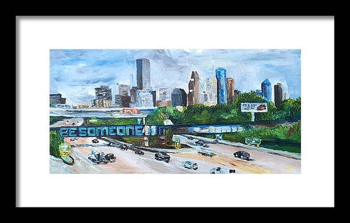 45 South, Houston, Texas - Framed Print