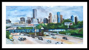 45 South, Houston, Texas - Framed Print