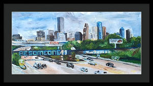 45 South, Houston, Texas - Framed Print