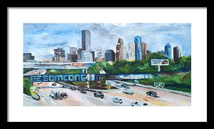 45 South, Houston, Texas - Framed Print