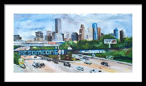 45 South, Houston, Texas - Framed Print