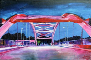 59 Lighted Bridges - Art Print