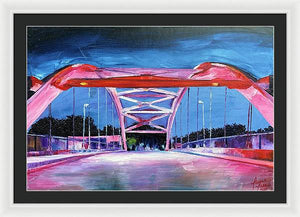 59 Lighted Bridges - Framed Print