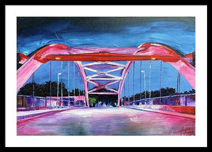 59 Lighted Bridges - Framed Print