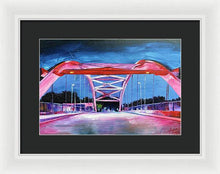 Load image into Gallery viewer, 59 Lighted Bridges - Framed Print