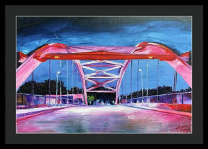 59 Lighted Bridges - Framed Print