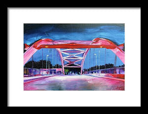 59 Lighted Bridges - Framed Print