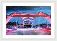 Load image into Gallery viewer, 59 Lighted Bridges - Framed Print