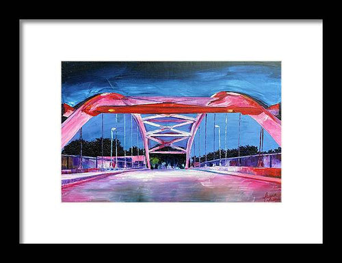 59 Lighted Bridges - Framed Print