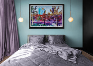 Fall By the Bayou - Framed Print