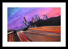 Load image into Gallery viewer, A French View of Houston - Framed Print