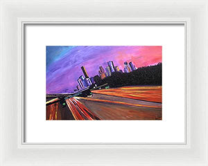 A French View of Houston - Framed Print