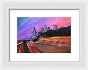 A French View of Houston - Framed Print