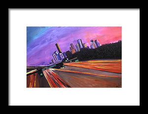 A French View of Houston - Framed Print
