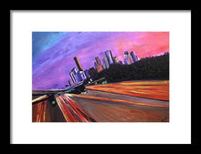 Load image into Gallery viewer, A French View of Houston - Framed Print