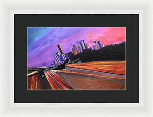 A French View of Houston - Framed Print