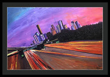 Load image into Gallery viewer, A French View of Houston - Framed Print