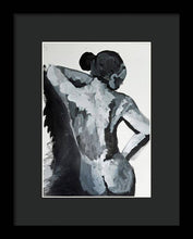 Load image into Gallery viewer, Black White Nude - Framed Print