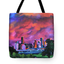 Load image into Gallery viewer, Blazing Houston Sky - Tote Bag