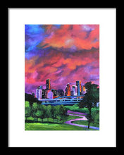 Load image into Gallery viewer, Blazing Houston Sky - Framed Print