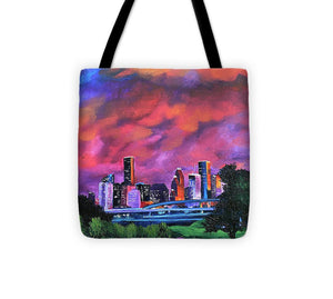 Blazing Houston Sky - Tote Bag