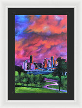 Load image into Gallery viewer, Blazing Houston Sky - Framed Print