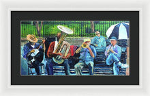 Load image into Gallery viewer, Blues Bench - Framed Print