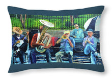Load image into Gallery viewer, Blues Bench - Throw Pillow