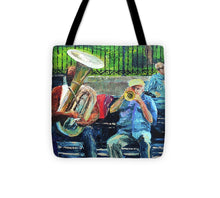 Load image into Gallery viewer, Blues Bench - Tote Bag