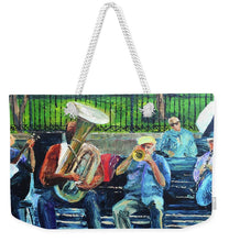 Load image into Gallery viewer, Blues Bench - Weekender Tote Bag