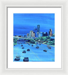 Blueston - Framed Print