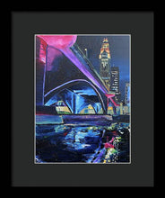 Load image into Gallery viewer, Broad St. Bridge Columbus Ohio - Framed Print