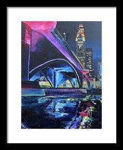 Load image into Gallery viewer, Broad St. Bridge Columbus Ohio - Framed Print