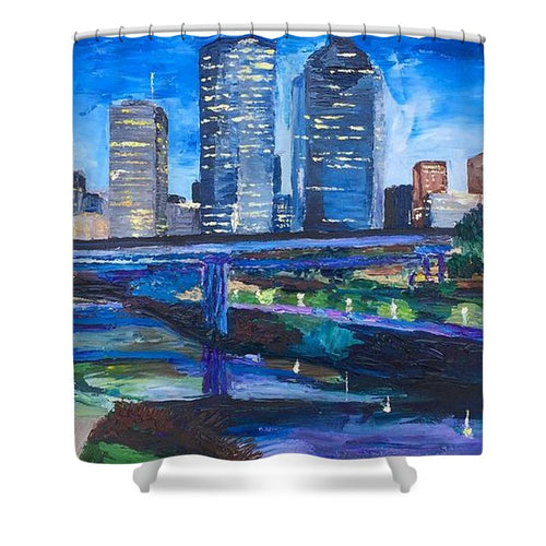 Buffalo Blue - Shower Curtain