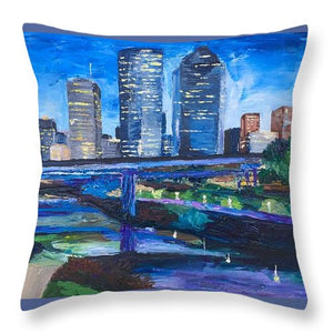 Buffalo Blue - Throw Pillow